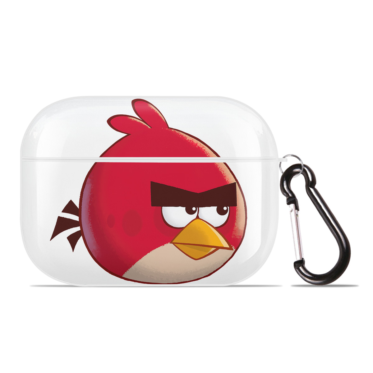 （画像用） Angry Birds アングリーバード 【AirPods Pro用】ハードシェル保護ケース 耐衝撃・防指紋・カラビナ付き商品仕様