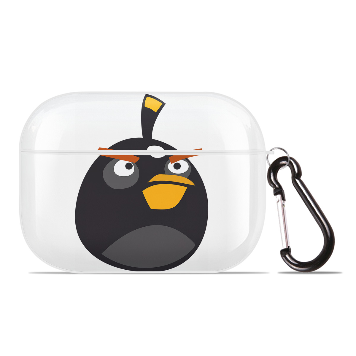 （画像用） Angry Birds アングリーバード 【AirPods Pro用】ハードシェル保護ケース 耐衝撃・防指紋・カラビナ付き商品仕様