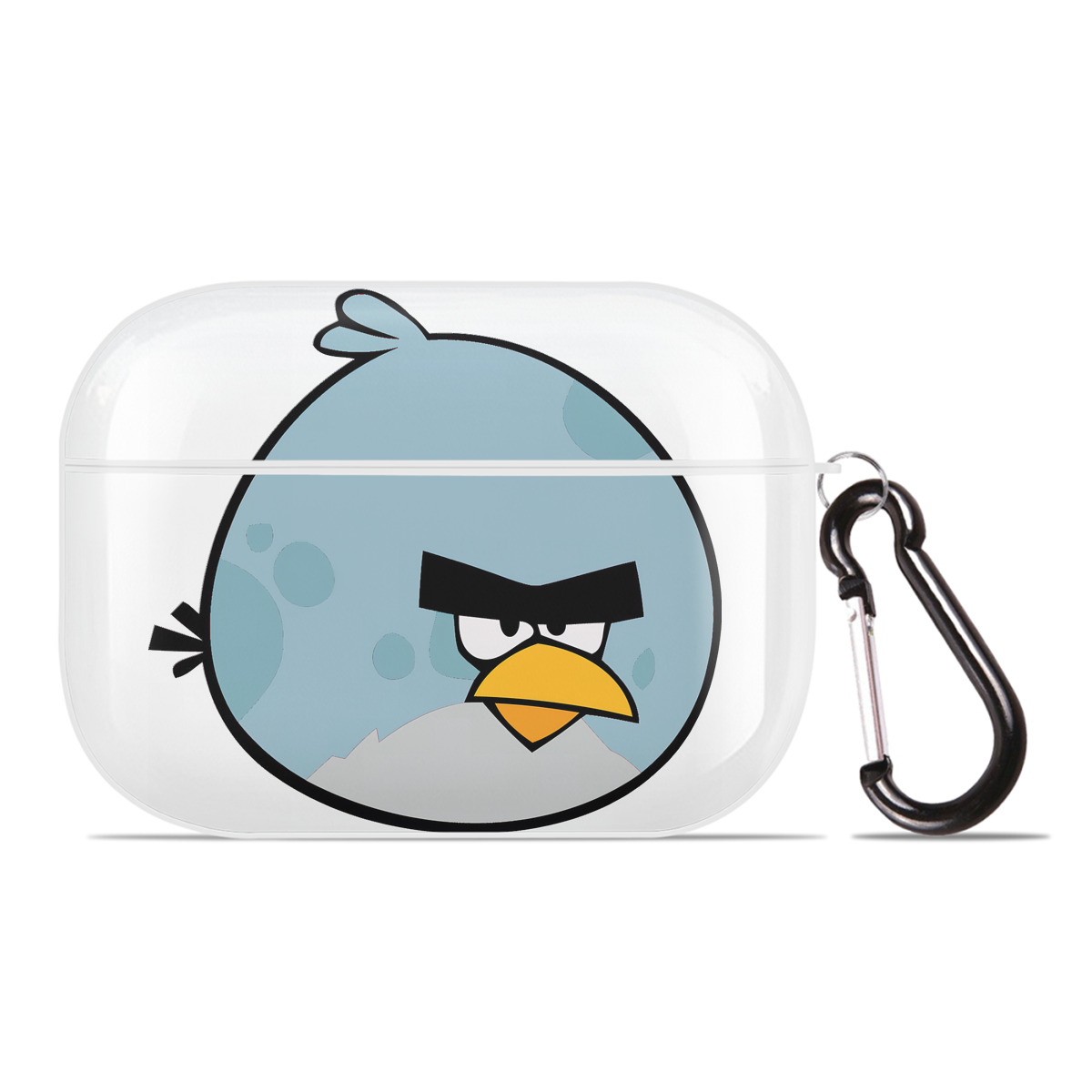（画像用） Angry Birds アングリーバード 【AirPods Pro用】ハードシェル保護ケース 耐衝撃・防指紋・カラビナ付き商品仕様