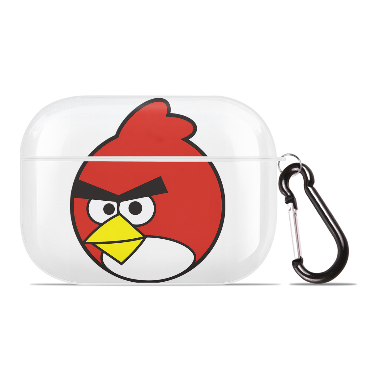 （画像用） Angry Birds アングリーバード 【AirPods Pro用】ハードシェル保護ケース 耐衝撃・防指紋・カラビナ付き商品仕様