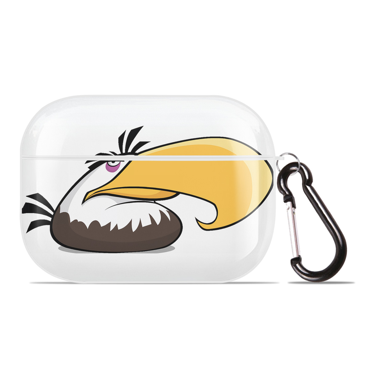 （画像用） Angry Birds アングリーバード 【AirPods Pro用】ハードシェル保護ケース 耐衝撃・防指紋・カラビナ付き商品仕様
