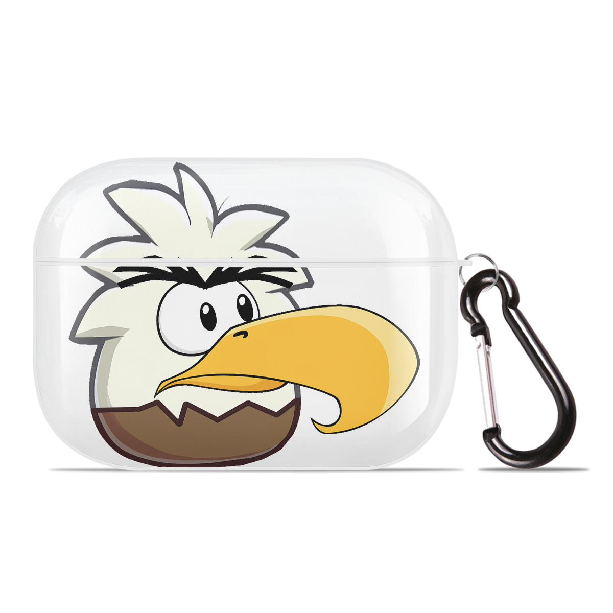 （画像用） Angry Birds アングリーバード 【AirPods Pro用】ハードシェル保護ケース 耐衝撃・防指紋・カラビナ付き商品仕様