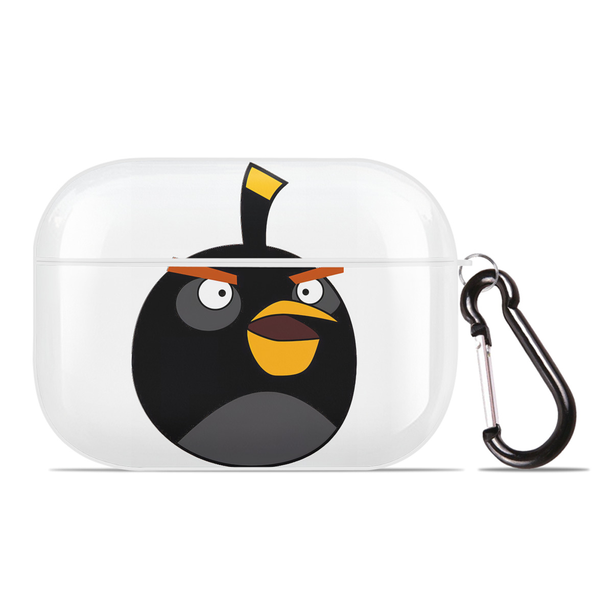 （画像用） Angry Birds アングリーバード 【AirPods Pro用】ハードシェル保護ケース 耐衝撃・防指紋・カラビナ付き商品仕様