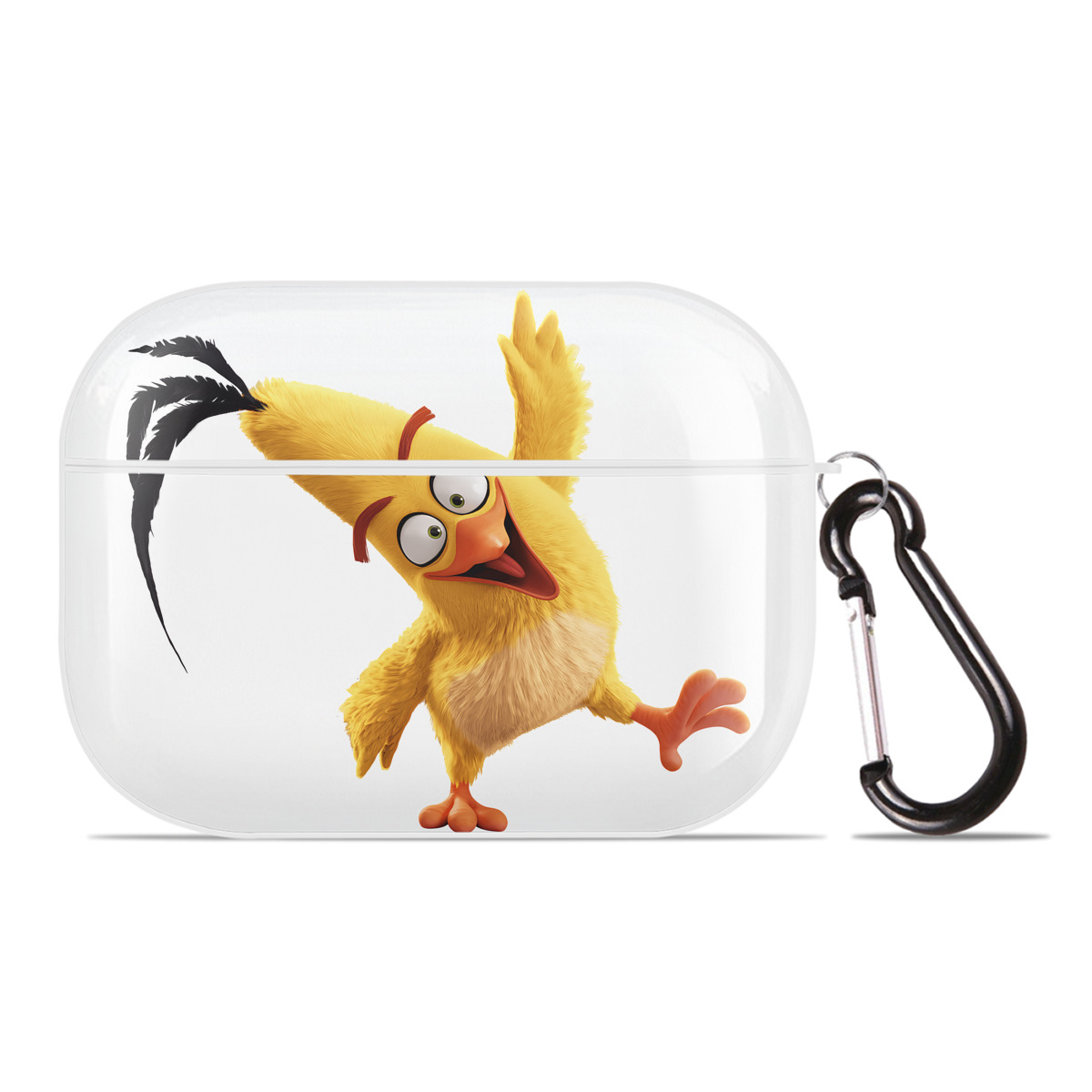 （画像用） Angry Birds アングリーバード 【AirPods Pro用】ハードシェル保護ケース 耐衝撃・防指紋・カラビナ付き商品仕様