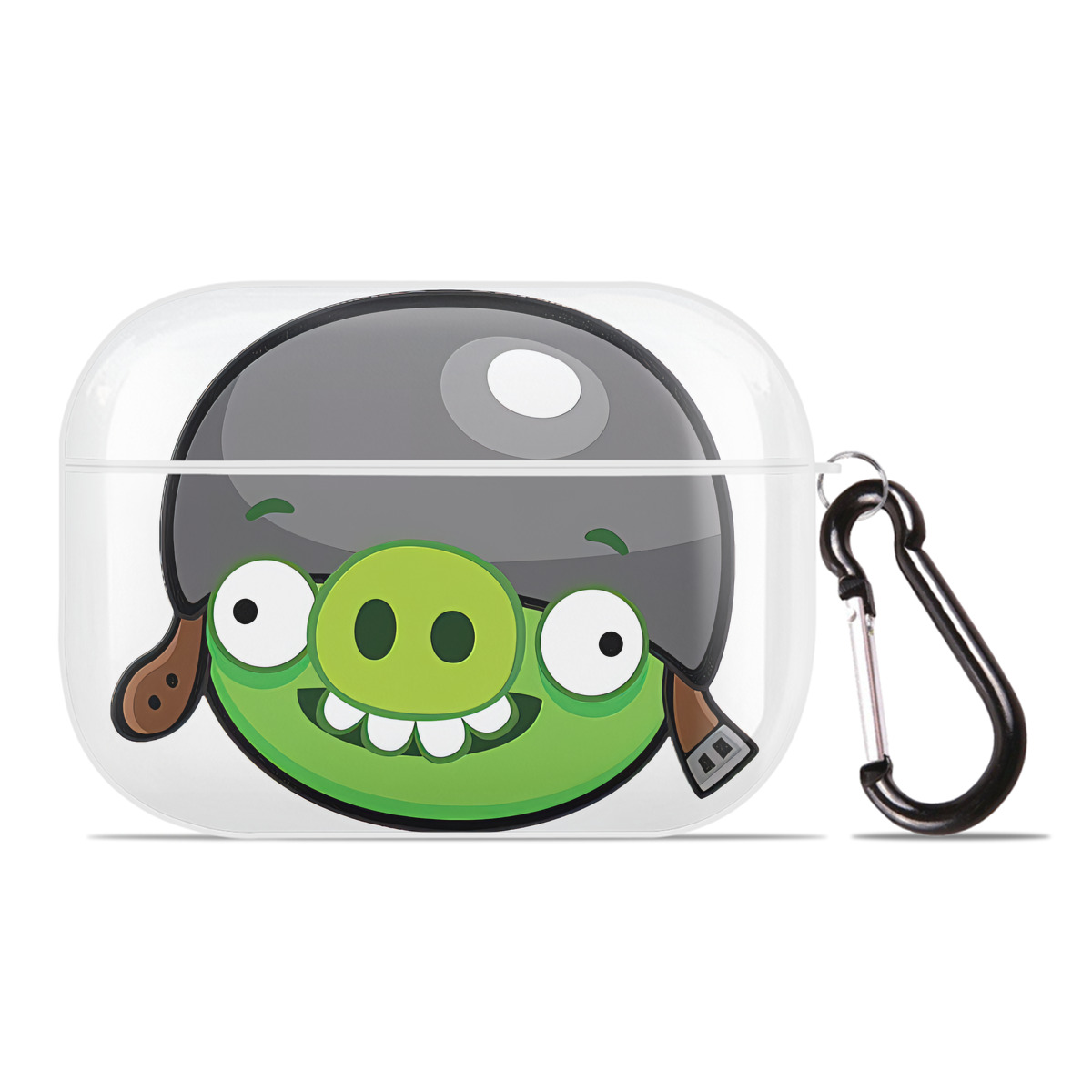 （画像用） Angry Birds アングリーバード 【AirPods Pro用】ハードシェル保護ケース 耐衝撃・防指紋・カラビナ付き商品仕様