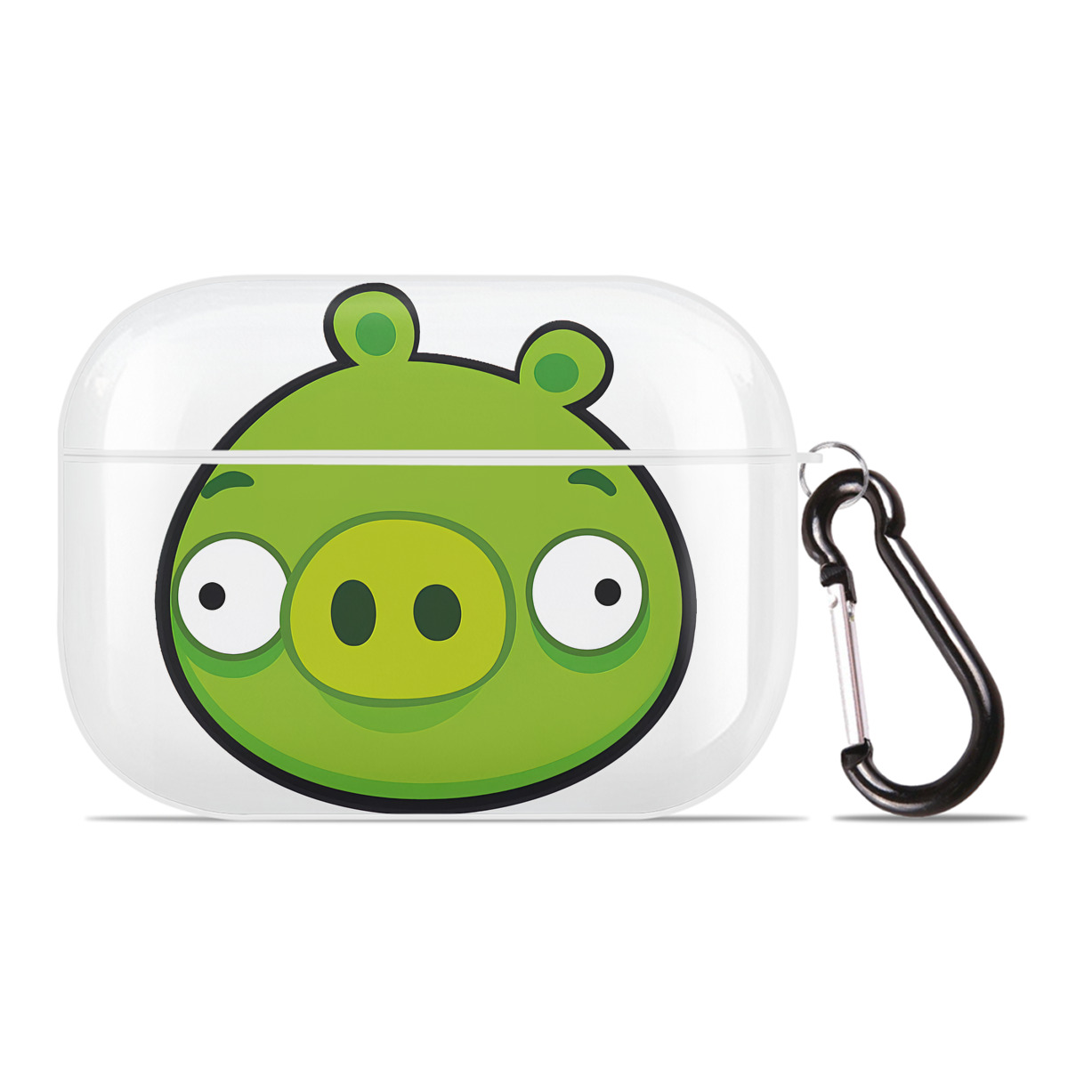 （画像用） Angry Birds アングリーバード 【AirPods Pro用】ハードシェル保護ケース 耐衝撃・防指紋・カラビナ付き商品仕様