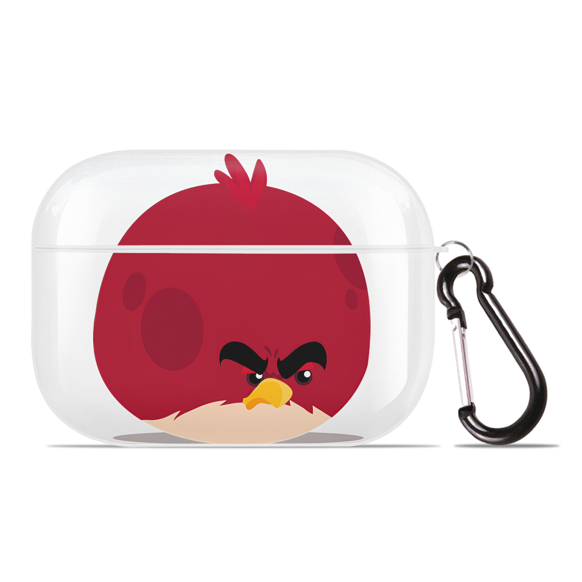（画像用） Angry Birds アングリーバード 【AirPods Pro用】ハードシェル保護ケース 耐衝撃・防指紋・カラビナ付き商品仕様