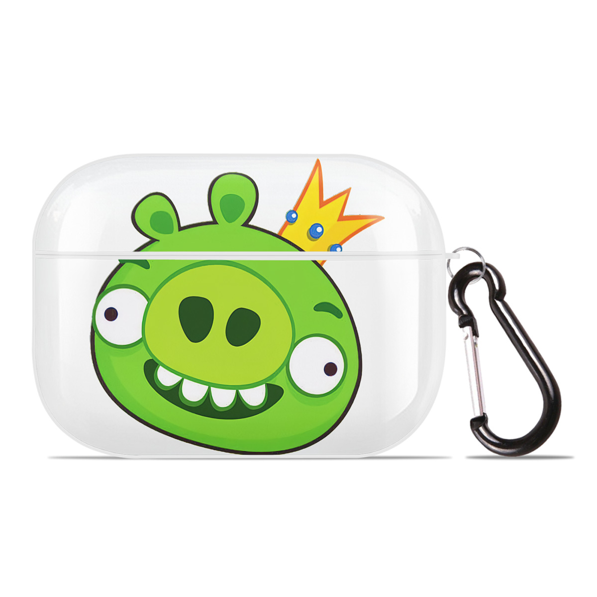（画像用） Angry Birds アングリーバード 【AirPods Pro用】ハードシェル保護ケース 耐衝撃・防指紋・カラビナ付き商品仕様