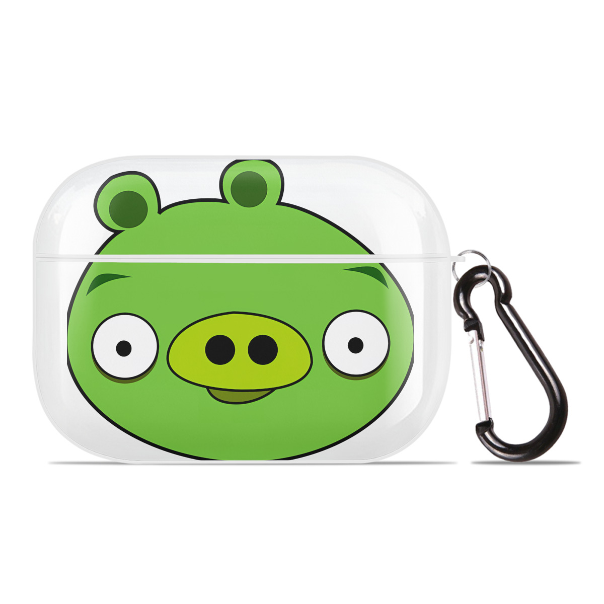 （画像用） Angry Birds アングリーバード 【AirPods Pro用】ハードシェル保護ケース 耐衝撃・防指紋・カラビナ付き商品仕様