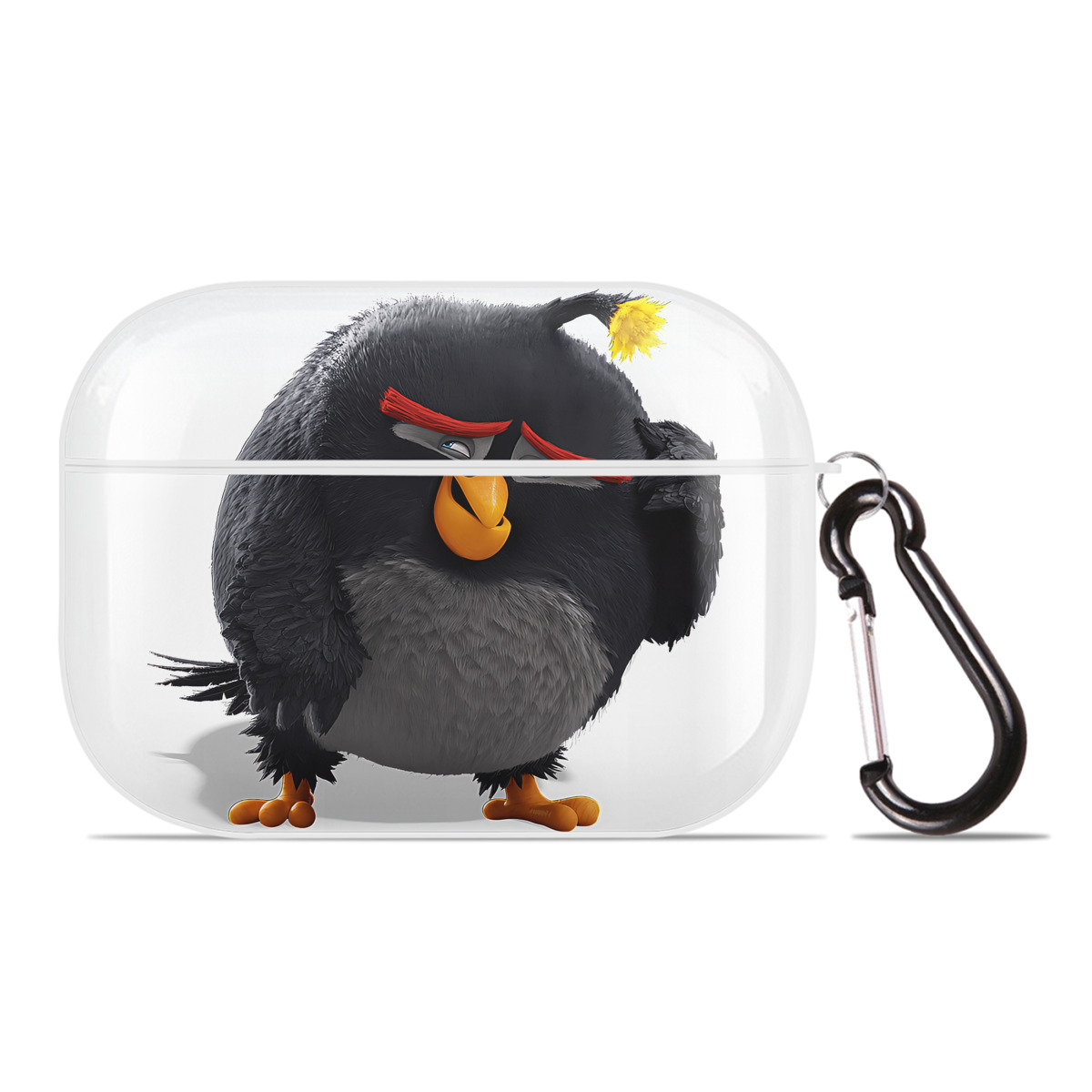 （画像用） Angry Birds アングリーバード 【AirPods Pro用】ハードシェル保護ケース 耐衝撃・防指紋・カラビナ付き商品仕様