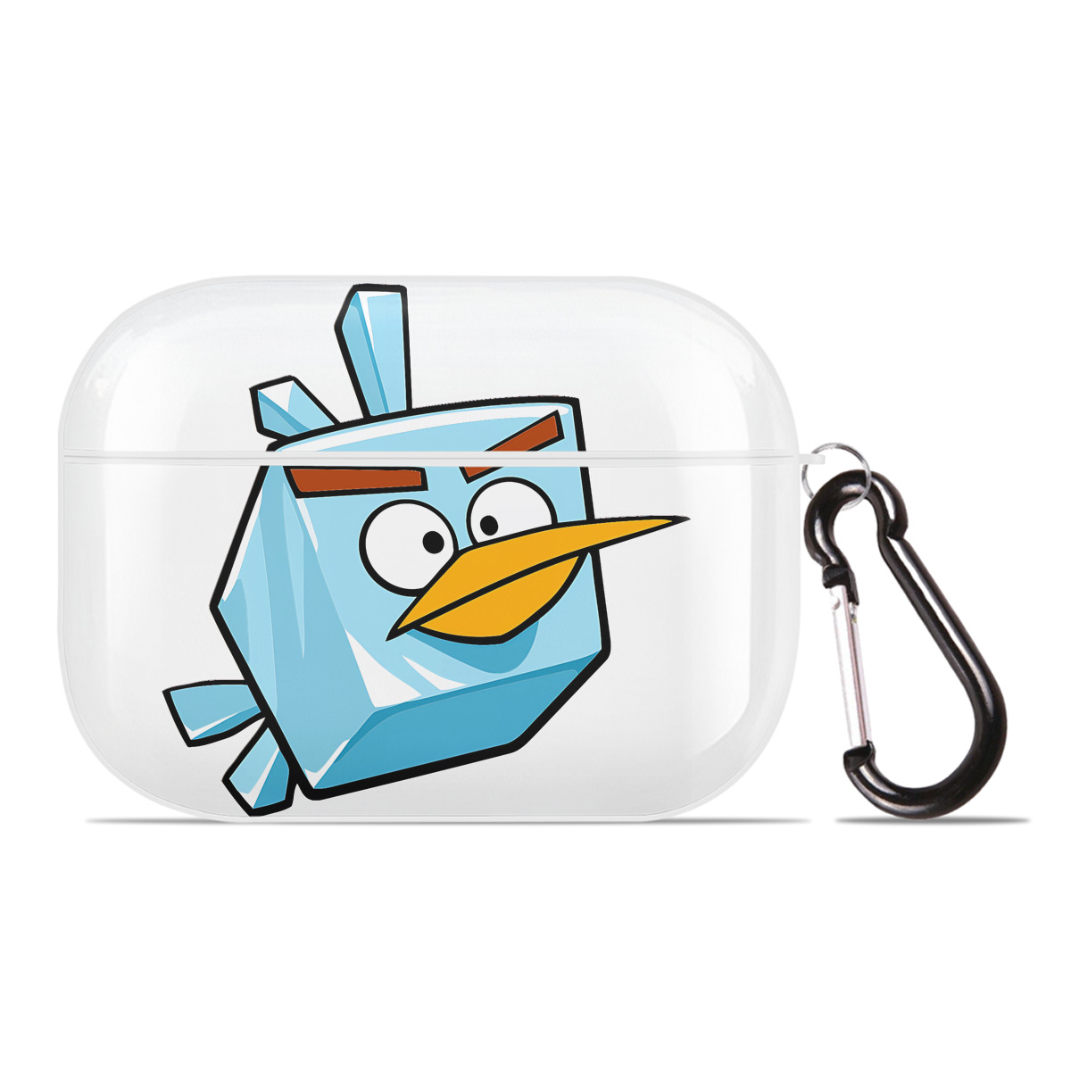 （画像用） Angry Birds アングリーバード 【AirPods Pro用】ハードシェル保護ケース 耐衝撃・防指紋・カラビナ付き商品仕様