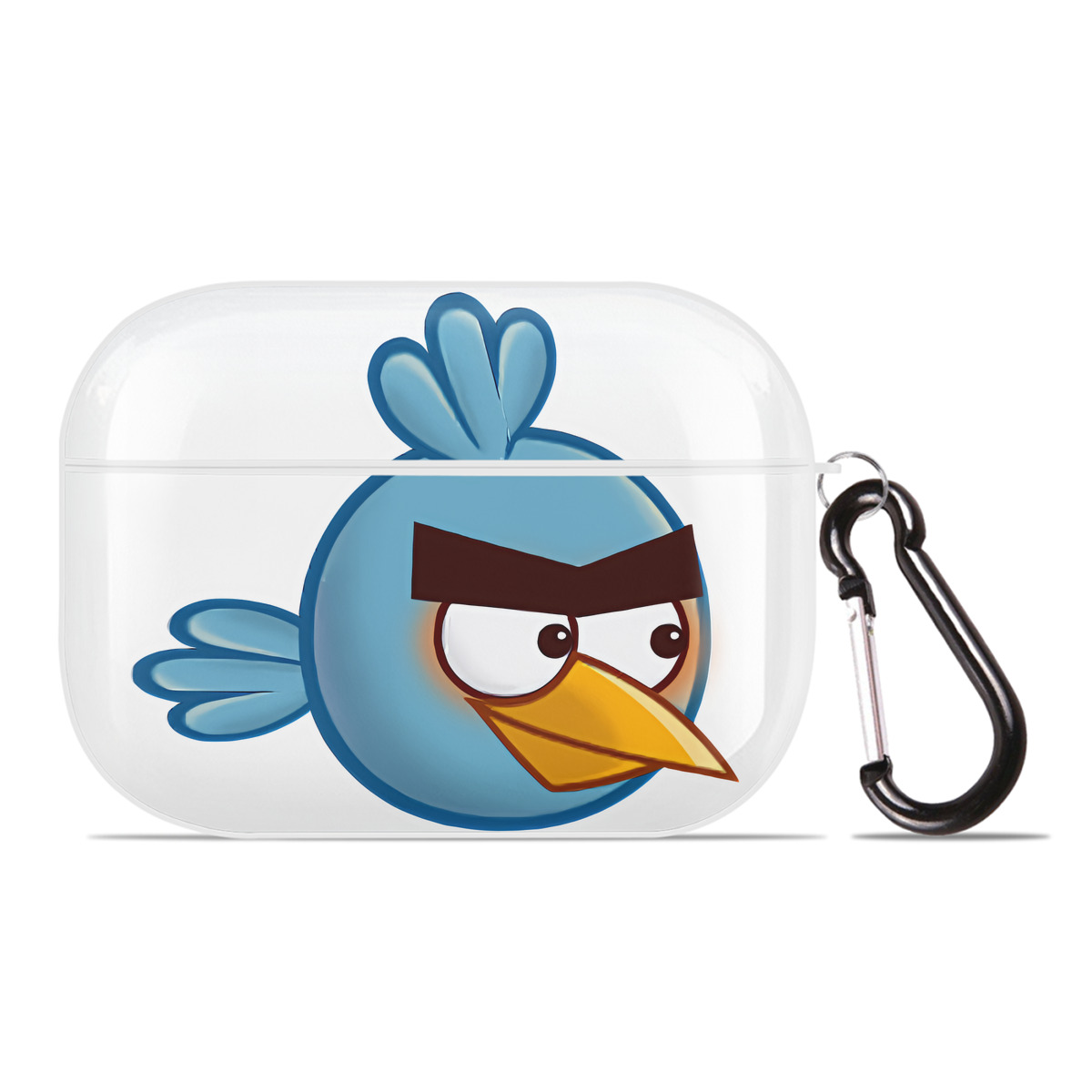 （画像用） Angry Birds アングリーバード 【AirPods Pro用】ハードシェル保護ケース 耐衝撃・防指紋・カラビナ付き商品仕様