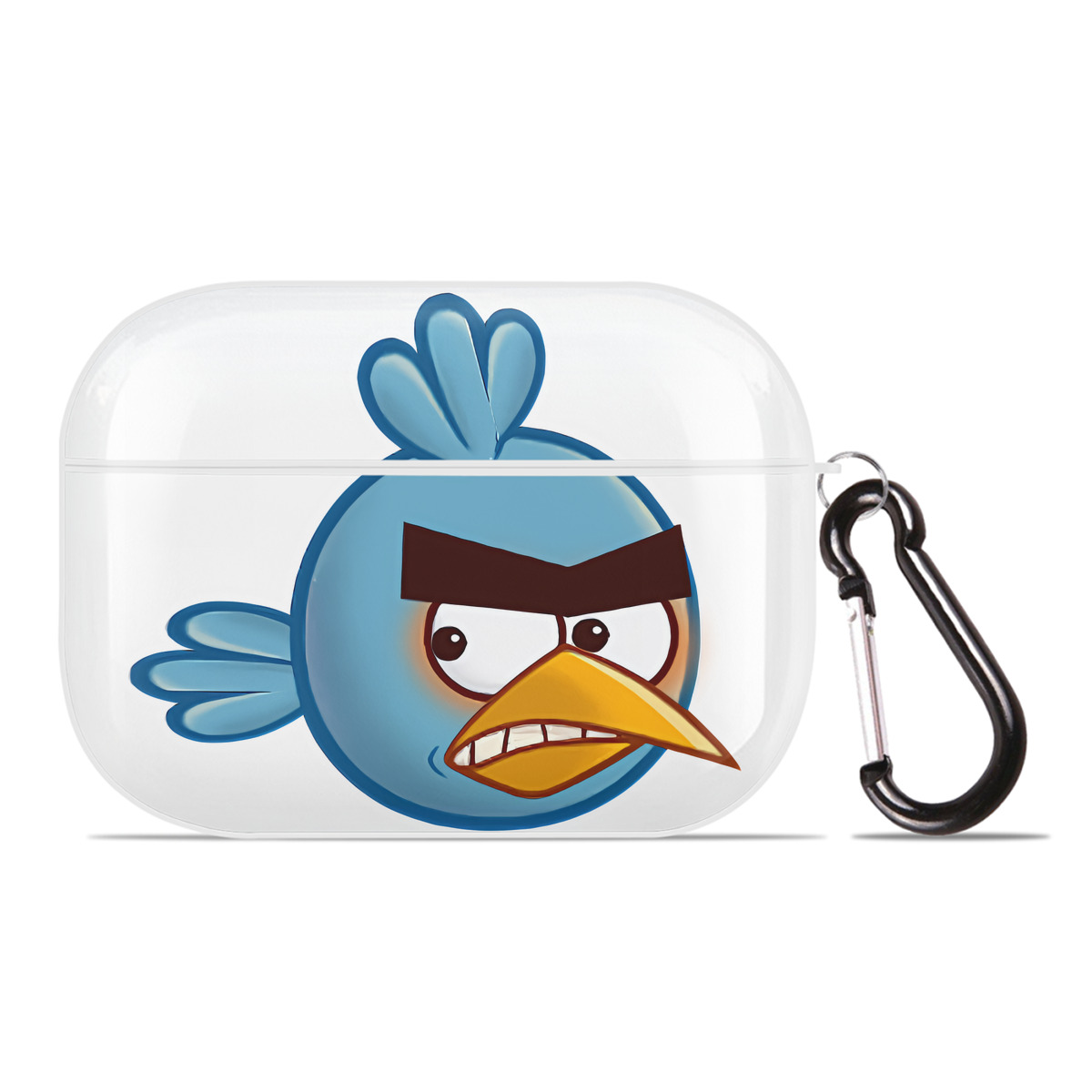 （画像用） Angry Birds アングリーバード 【AirPods Pro用】ハードシェル保護ケース 耐衝撃・防指紋・カラビナ付き商品仕様