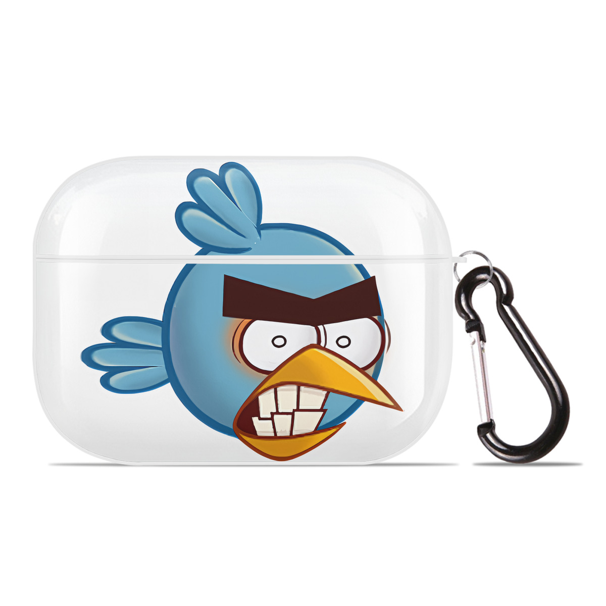 （画像用） Angry Birds アングリーバード 【AirPods Pro用】ハードシェル保護ケース 耐衝撃・防指紋・カラビナ付き商品仕様