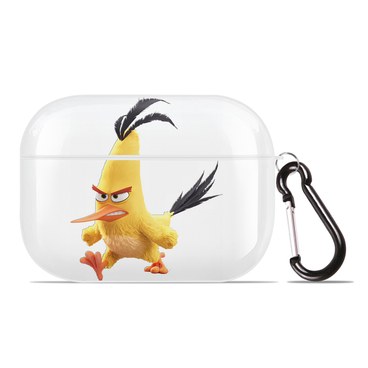 （画像用） Angry Birds アングリーバード 【AirPods Pro用】ハードシェル保護ケース 耐衝撃・防指紋・カラビナ付き商品仕様