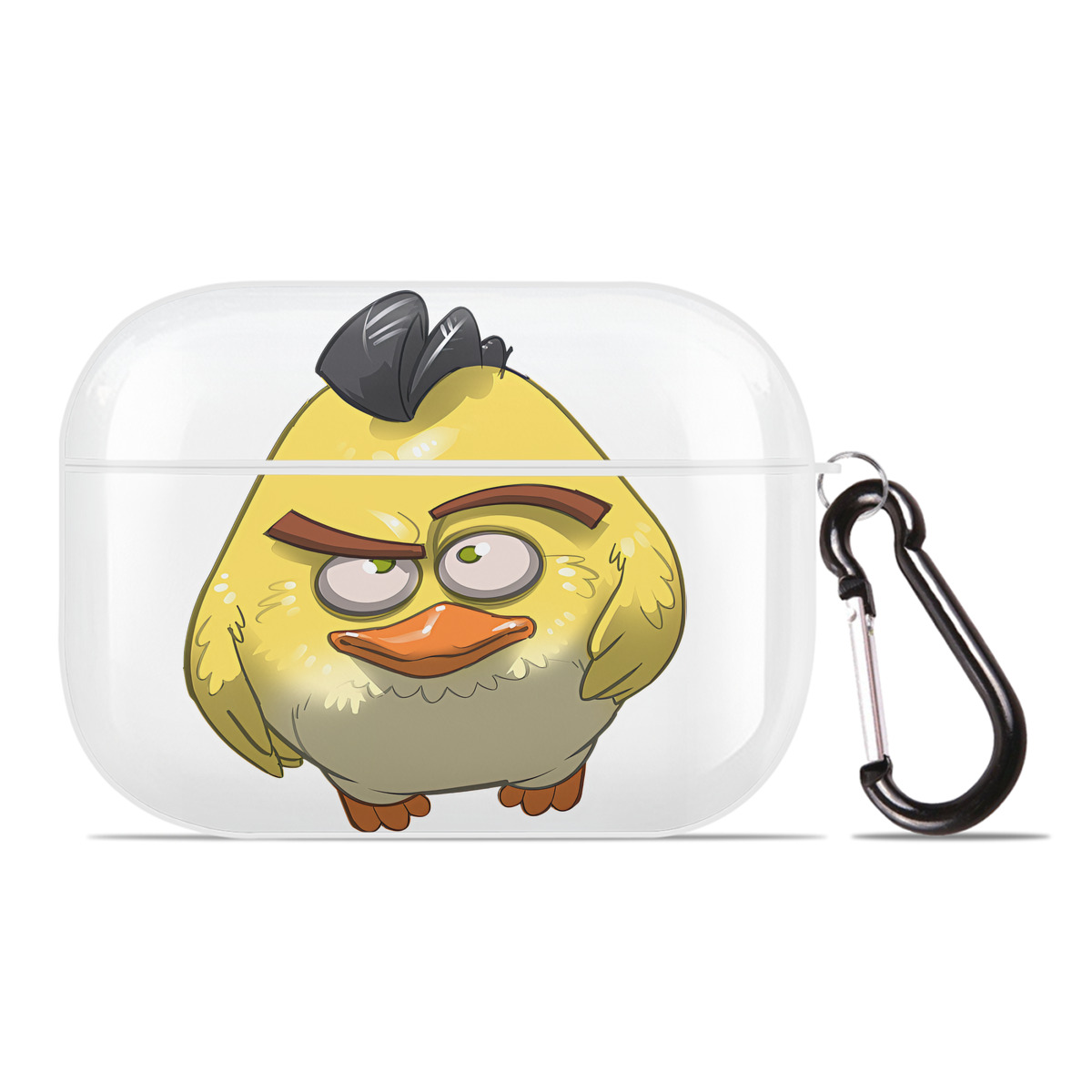 （画像用） Angry Birds アングリーバード 【AirPods Pro用】ハードシェル保護ケース 耐衝撃・防指紋・カラビナ付き商品仕様