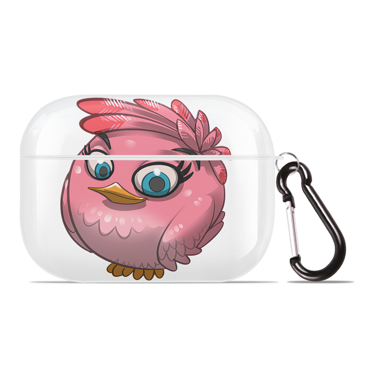 （画像用） Angry Birds アングリーバード 【AirPods Pro用】ハードシェル保護ケース 耐衝撃・防指紋・カラビナ付き商品仕様