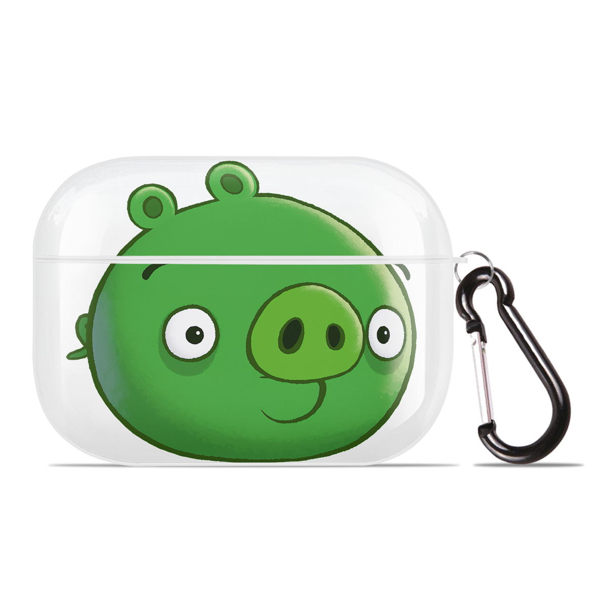 （画像用） Angry Birds アングリーバード 【AirPods Pro用】ハードシェル保護ケース 耐衝撃・防指紋・カラビナ付き商品仕様
