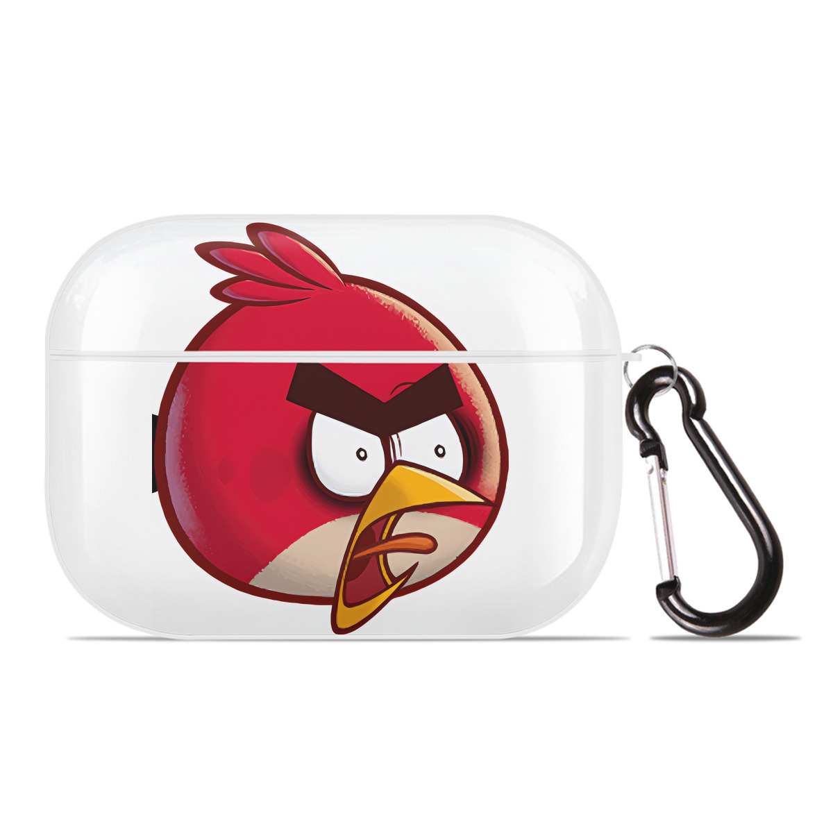 （画像用） Angry Birds アングリーバード 【AirPods Pro用】ハードシェル保護ケース 耐衝撃・防指紋・カラビナ付き商品仕様
