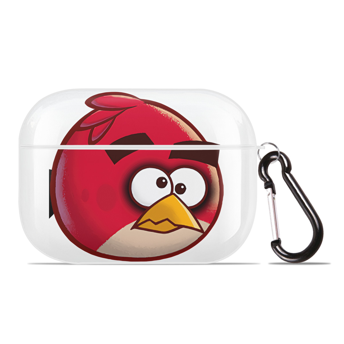 （画像用） Angry Birds アングリーバード 【AirPods Pro用】ハードシェル保護ケース 耐衝撃・防指紋・カラビナ付き商品仕様