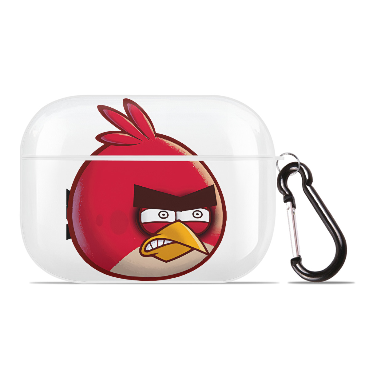 （画像用） Angry Birds アングリーバード 【AirPods Pro用】ハードシェル保護ケース 耐衝撃・防指紋・カラビナ付き商品仕様