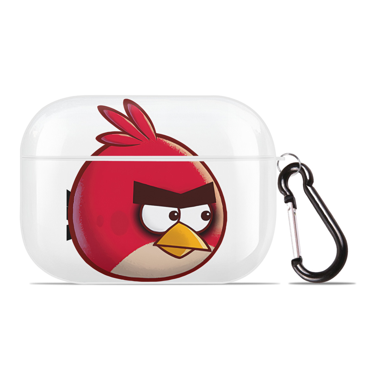 （画像用） Angry Birds アングリーバード 【AirPods Pro用】ハードシェル保護ケース 耐衝撃・防指紋・カラビナ付き商品仕様