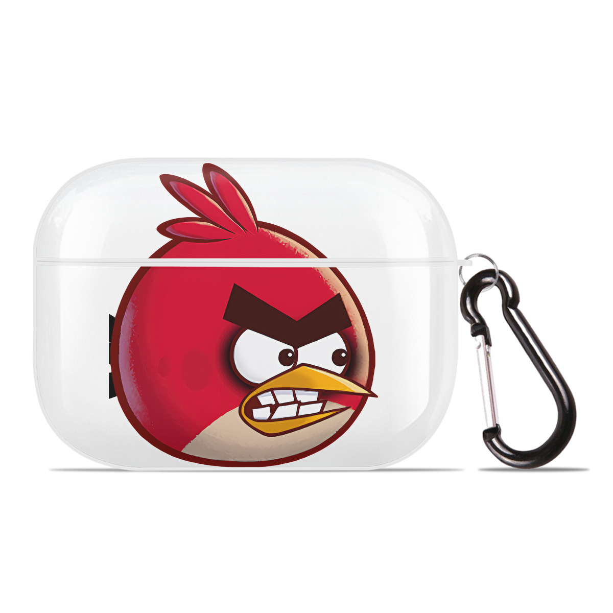 （画像用） Angry Birds アングリーバード 【AirPods Pro用】ハードシェル保護ケース 耐衝撃・防指紋・カラビナ付き商品仕様