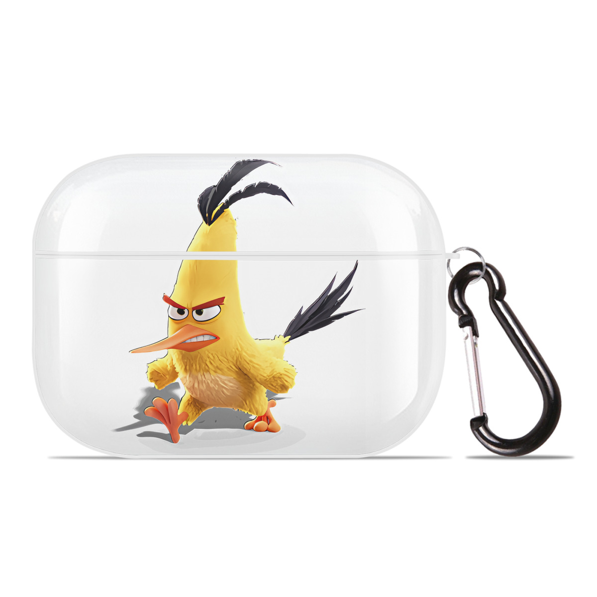 （画像用） Angry Birds アングリーバード 【AirPods Pro用】ハードシェル保護ケース 耐衝撃・防指紋・カラビナ付き商品仕様