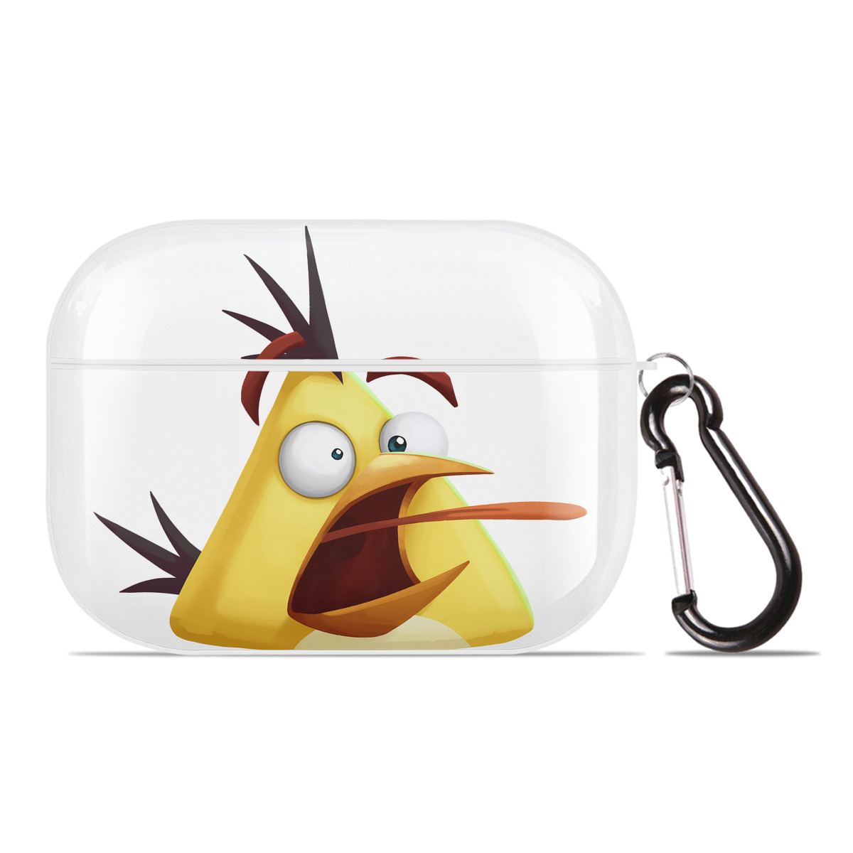 （画像用） Angry Birds アングリーバード 【AirPods Pro用】ハードシェル保護ケース 耐衝撃・防指紋・カラビナ付き商品仕様