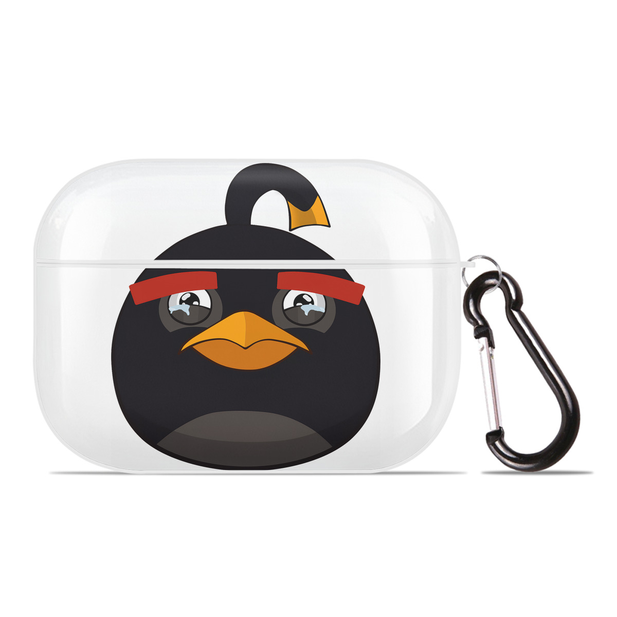 （画像用） Angry Birds アングリーバード 【AirPods Pro用】ハードシェル保護ケース 耐衝撃・防指紋・カラビナ付き商品仕様