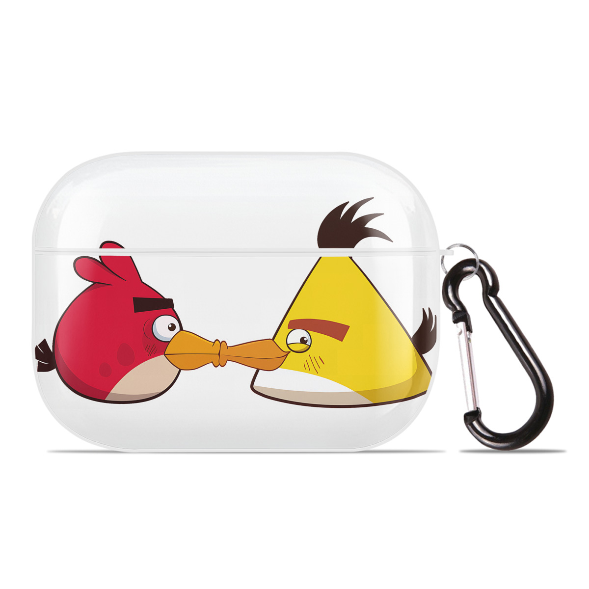 （画像用） Angry Birds アングリーバード 【AirPods Pro用】ハードシェル保護ケース 耐衝撃・防指紋・カラビナ付き商品仕様
