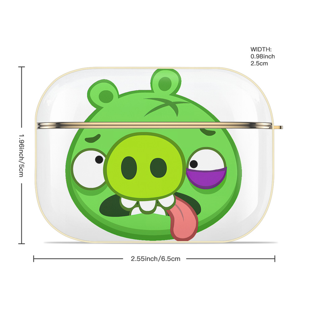 Angry Birds アングリーバード 【AirPods Pro用】ハードシェル保護ケース｜耐衝撃・防指紋・カラビナ付き商品仕様