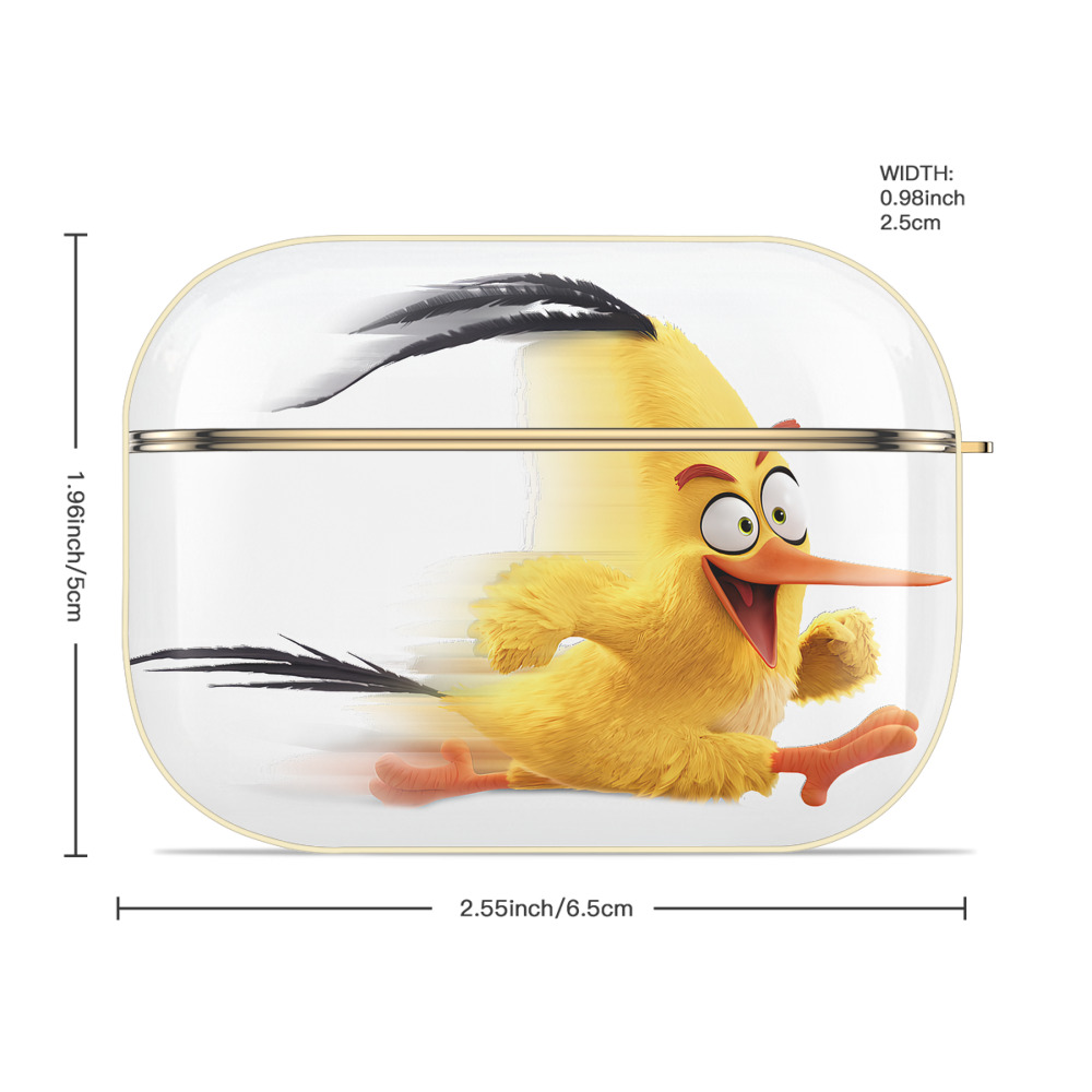 Angry Birds アングリーバード 【AirPods Pro用】ハードシェル保護ケース｜耐衝撃・防指紋・カラビナ付き商品仕様