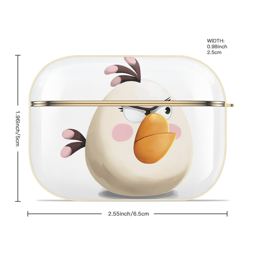 Angry Birds アングリーバード 【AirPods Pro用】ハードシェル保護ケース｜耐衝撃・防指紋・カラビナ付き商品仕様