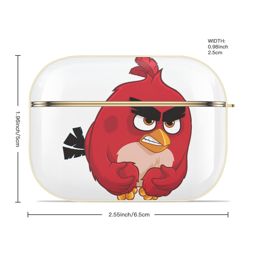 Angry Birds アングリーバード 【AirPods Pro用】ハードシェル保護ケース｜耐衝撃・防指紋・カラビナ付き商品仕様