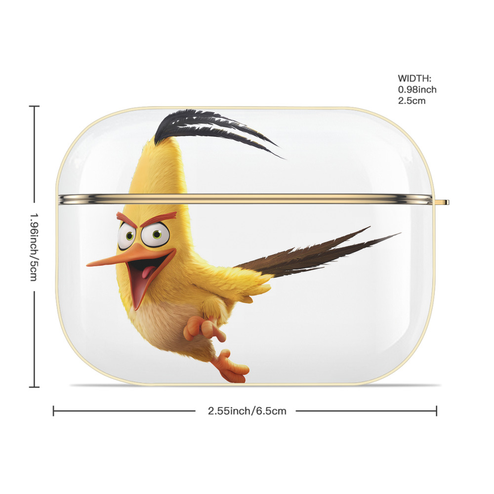 Angry Birds アングリーバード 【AirPods Pro用】ハードシェル保護ケース｜耐衝撃・防指紋・カラビナ付き商品仕様