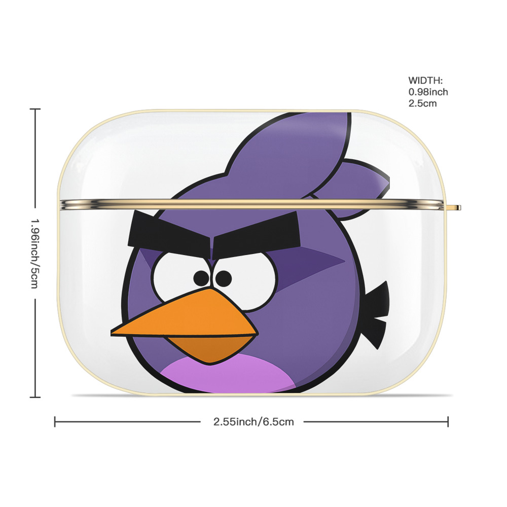 Angry Birds アングリーバード 【AirPods Pro用】ハードシェル保護ケース｜耐衝撃・防指紋・カラビナ付き商品仕様