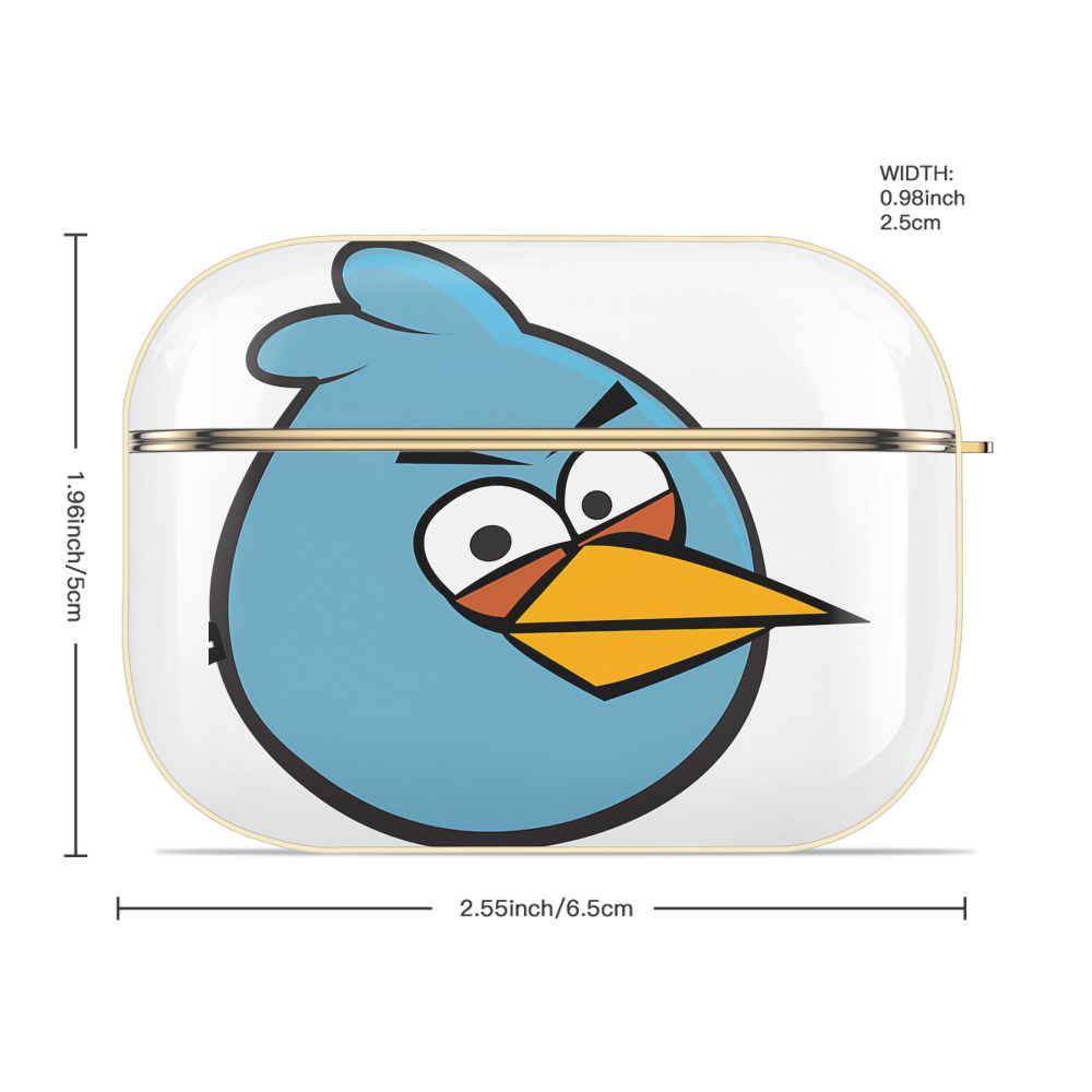 Angry Birds アングリーバード 【AirPods Pro用】ハードシェル保護ケース｜耐衝撃・防指紋・カラビナ付き商品仕様