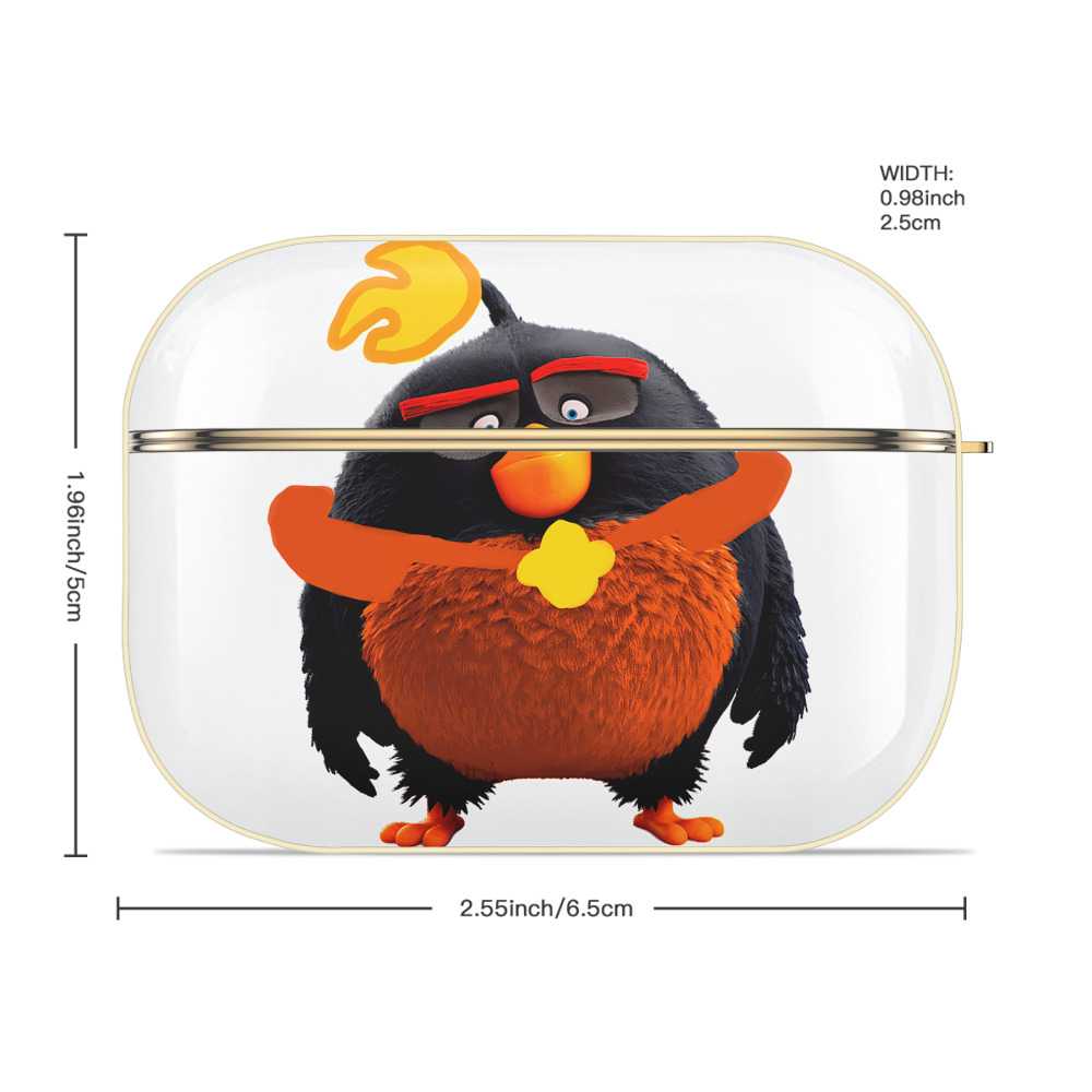 Angry Birds アングリーバード 【AirPods Pro用】ハードシェル保護ケース｜耐衝撃・防指紋・カラビナ付き商品仕様
