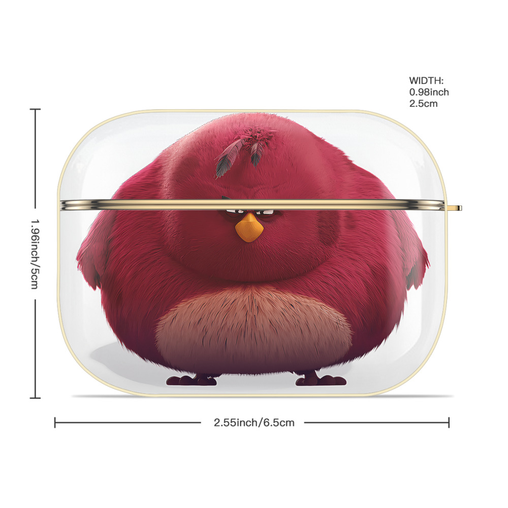 Angry Birds アングリーバード 【AirPods Pro用】ハードシェル保護ケース｜耐衝撃・防指紋・カラビナ付き商品仕様