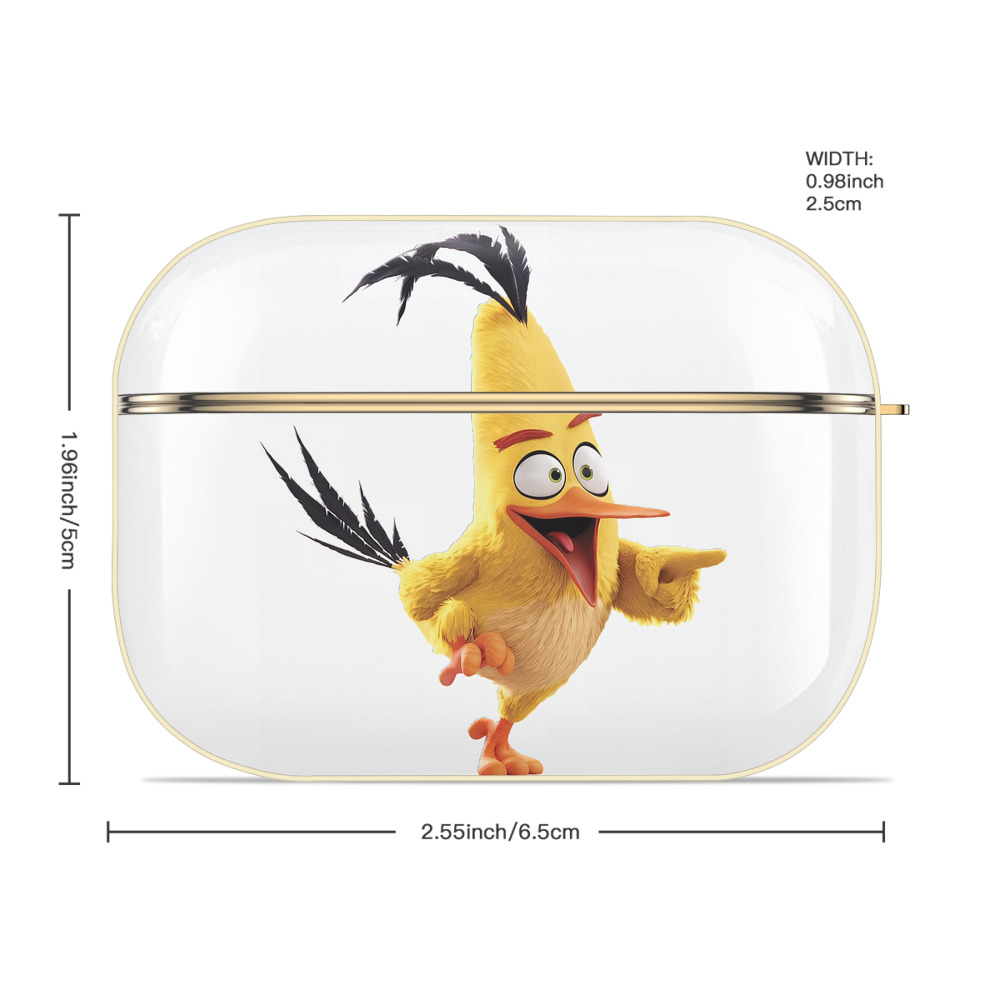 Angry Birds アングリーバード 【AirPods Pro用】ハードシェル保護ケース｜耐衝撃・防指紋・カラビナ付き商品仕様