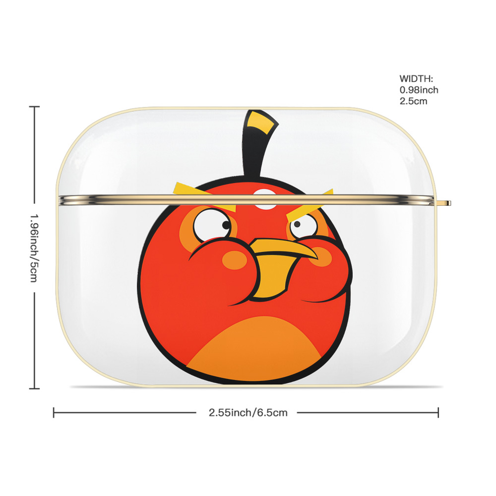 Angry Birds アングリーバード 【AirPods Pro用】ハードシェル保護ケース｜耐衝撃・防指紋・カラビナ付き商品仕様