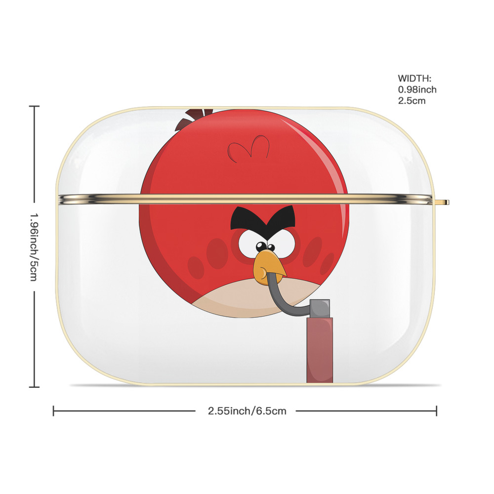 Angry Birds アングリーバード 【AirPods Pro用】ハードシェル保護ケース｜耐衝撃・防指紋・カラビナ付き商品仕様