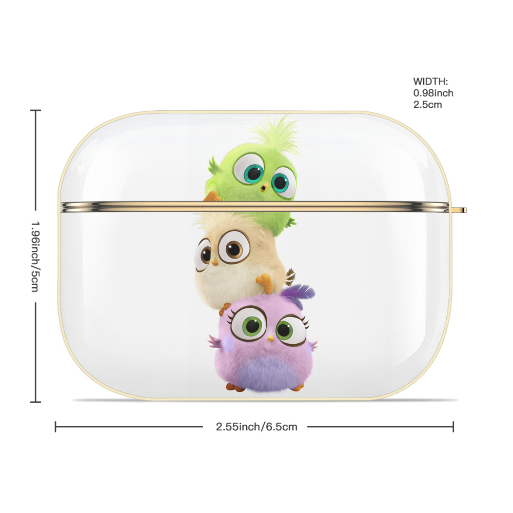 Angry Birds アングリーバード 【AirPods Pro用】ハードシェル保護ケース｜耐衝撃・防指紋・カラビナ付き商品仕様
