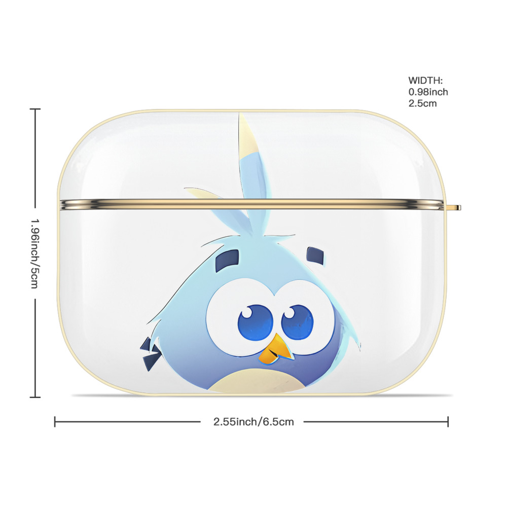 Angry Birds アングリーバード 【AirPods Pro用】ハードシェル保護ケース｜耐衝撃・防指紋・カラビナ付き商品仕様