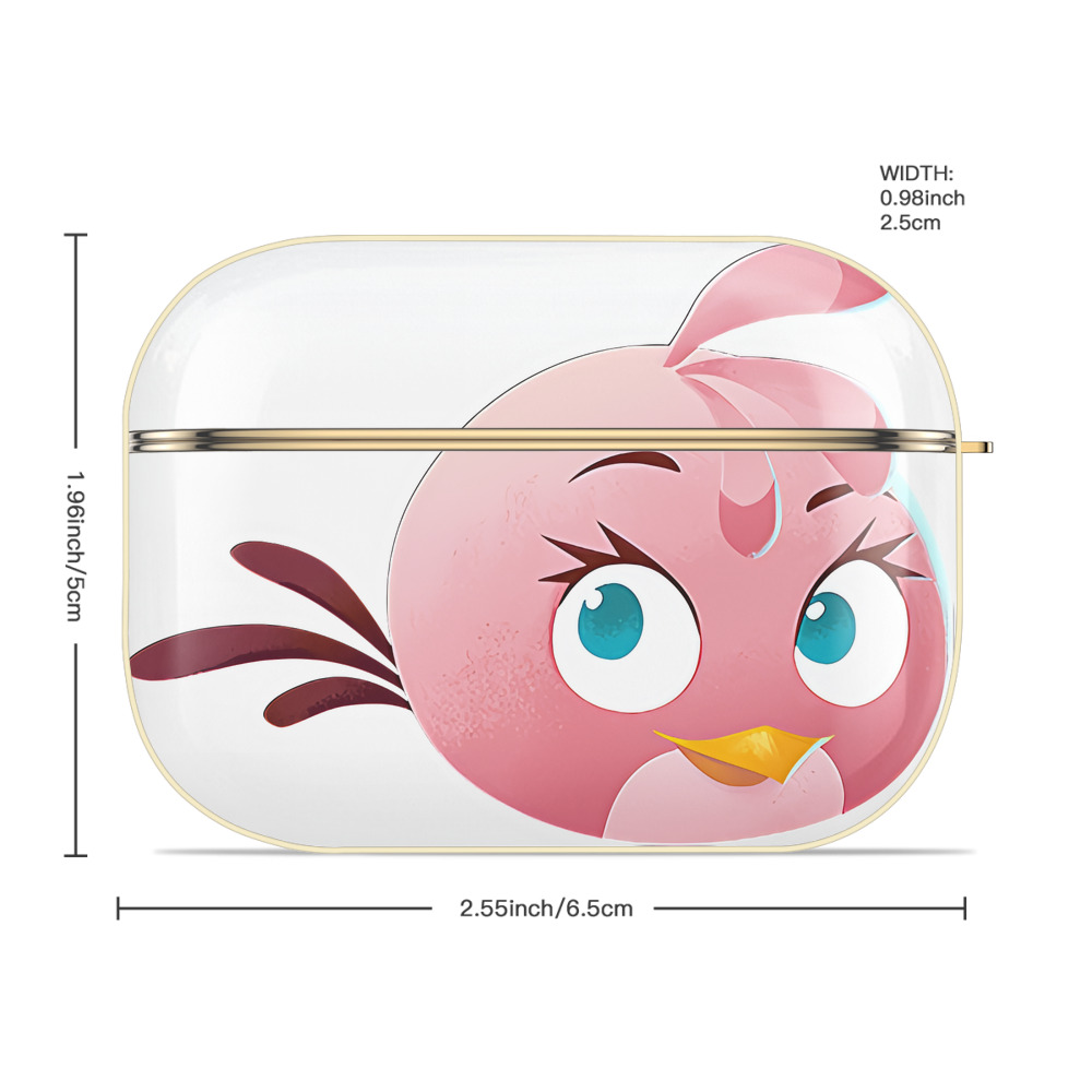 Angry Birds アングリーバード 【AirPods Pro用】ハードシェル保護ケース｜耐衝撃・防指紋・カラビナ付き商品仕様