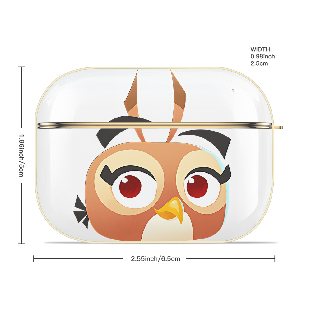 Angry Birds アングリーバード 【AirPods Pro用】ハードシェル保護ケース｜耐衝撃・防指紋・カラビナ付き商品仕様