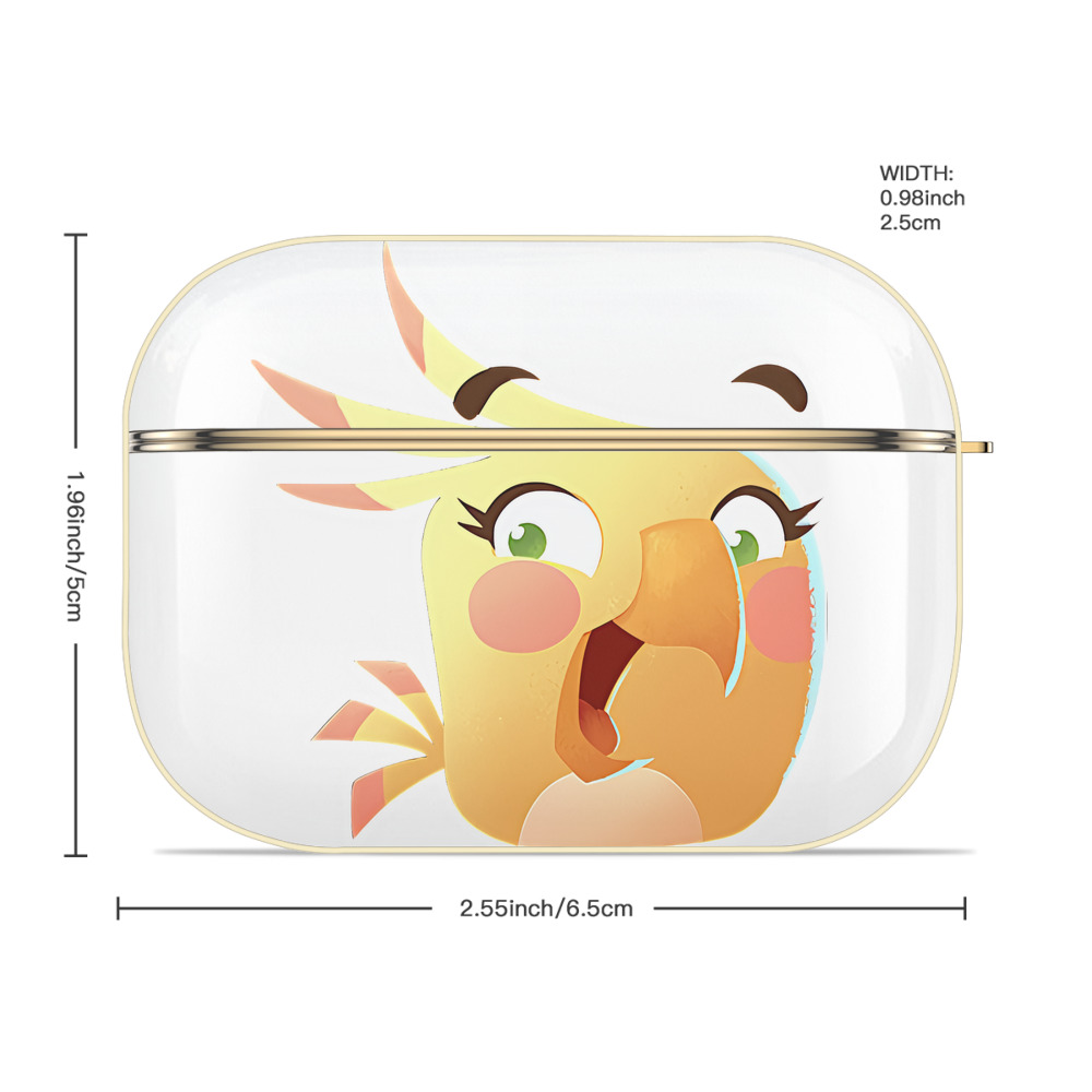 Angry Birds アングリーバード 【AirPods Pro用】ハードシェル保護ケース｜耐衝撃・防指紋・カラビナ付き商品仕様