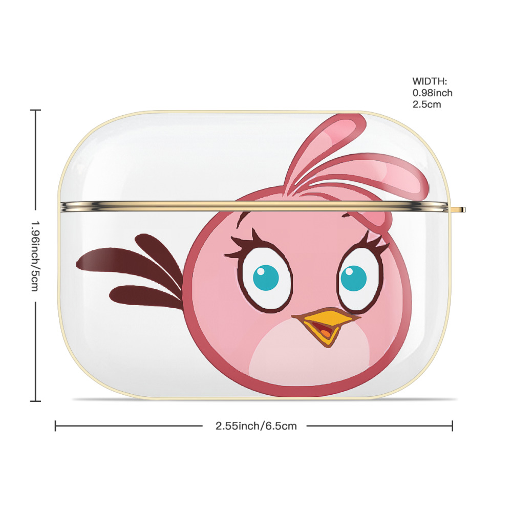 Angry Birds アングリーバード 【AirPods Pro用】ハードシェル保護ケース｜耐衝撃・防指紋・カラビナ付き商品仕様