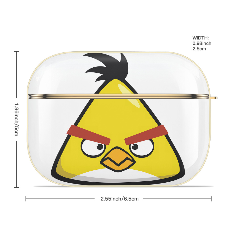 Angry Birds アングリーバード 【AirPods Pro用】ハードシェル保護ケース｜耐衝撃・防指紋・カラビナ付き商品仕様